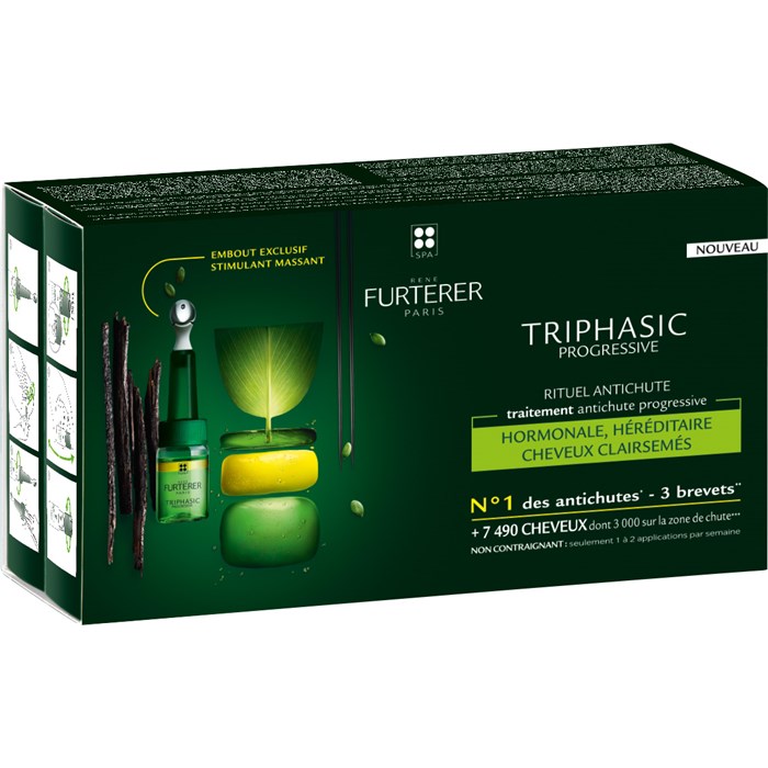 ルネ フルトレール rene furterer トリファジック ヘアロスセラム 5.5ml x 8個